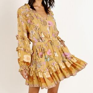 SPELL Wild Bloom dress with sleeves
